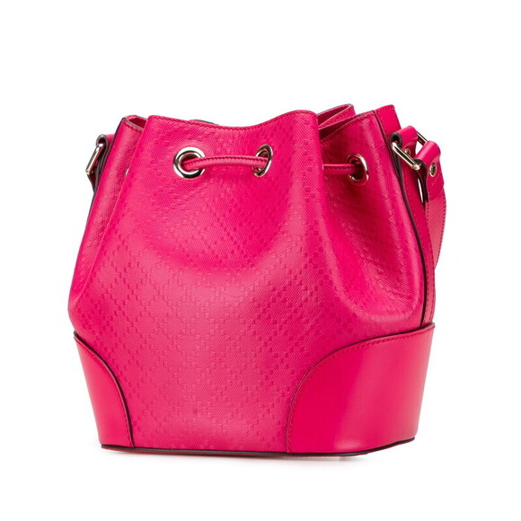 Gucci Handbags - Gucci Diamante Pink Shoulder Bag Leather